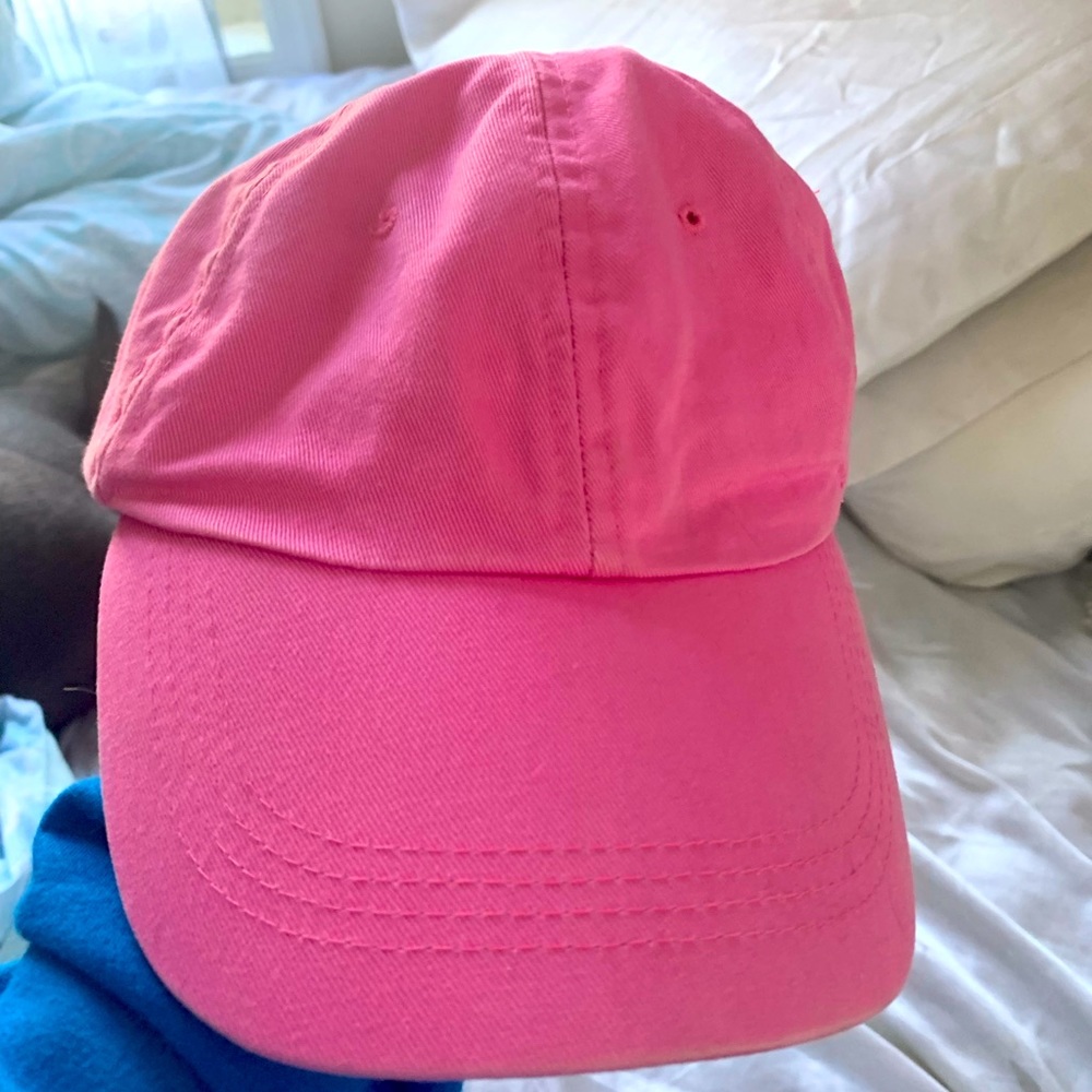 Pink baseball hat